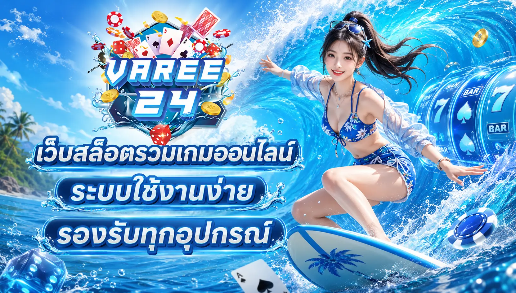 varee24 เว็บสล็อตรวมเกมออนไลน์ ระบบใช้งานง่าย รองรับทุกอุปกรณ์